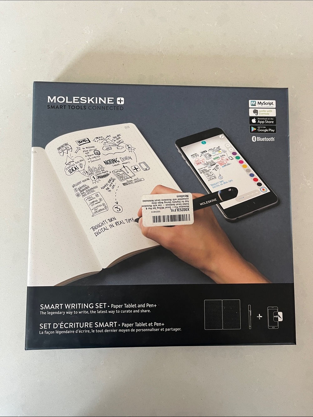 Moleskine Smart Writing Set - Black Tablet & Pen+